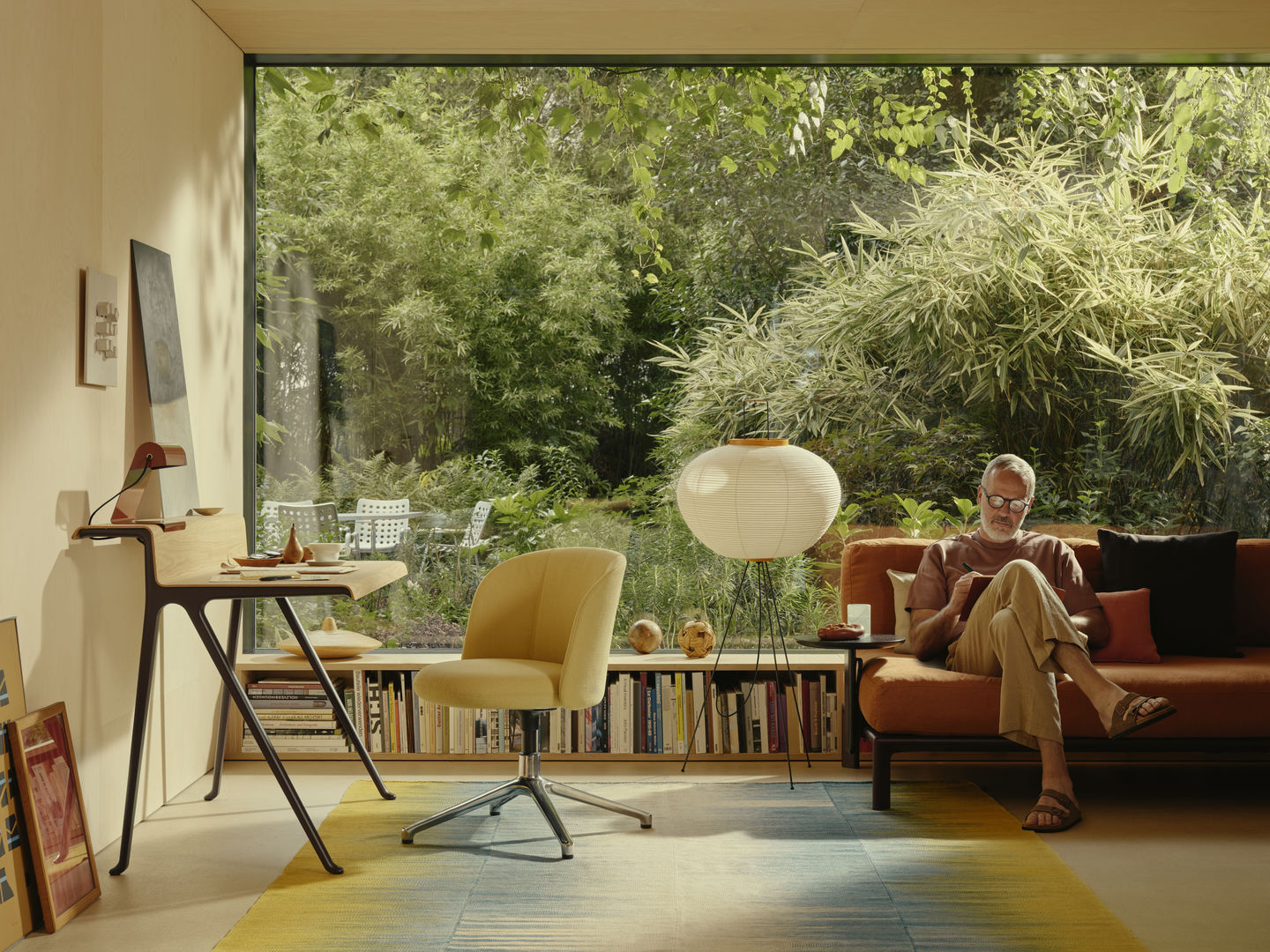 Courier bureau naturel eiken