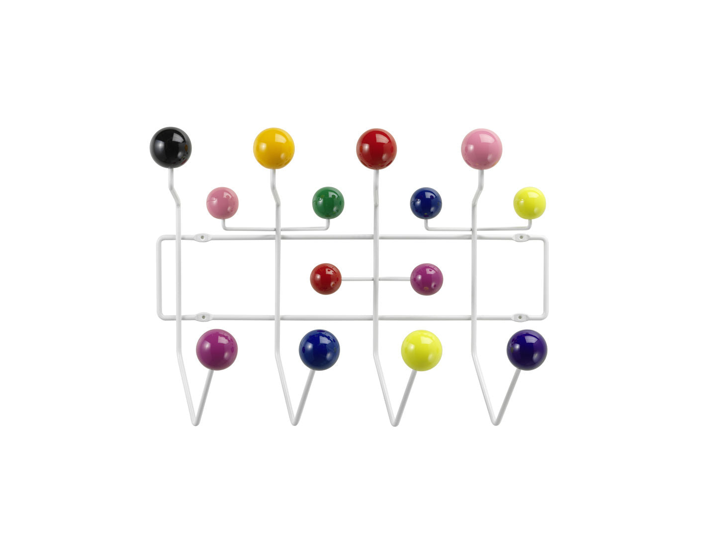 Eames kapstok 'hang it all' multi color