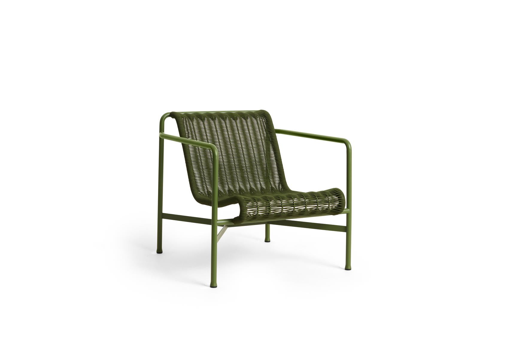 Palissade Cord Loungestoel met armleuning
