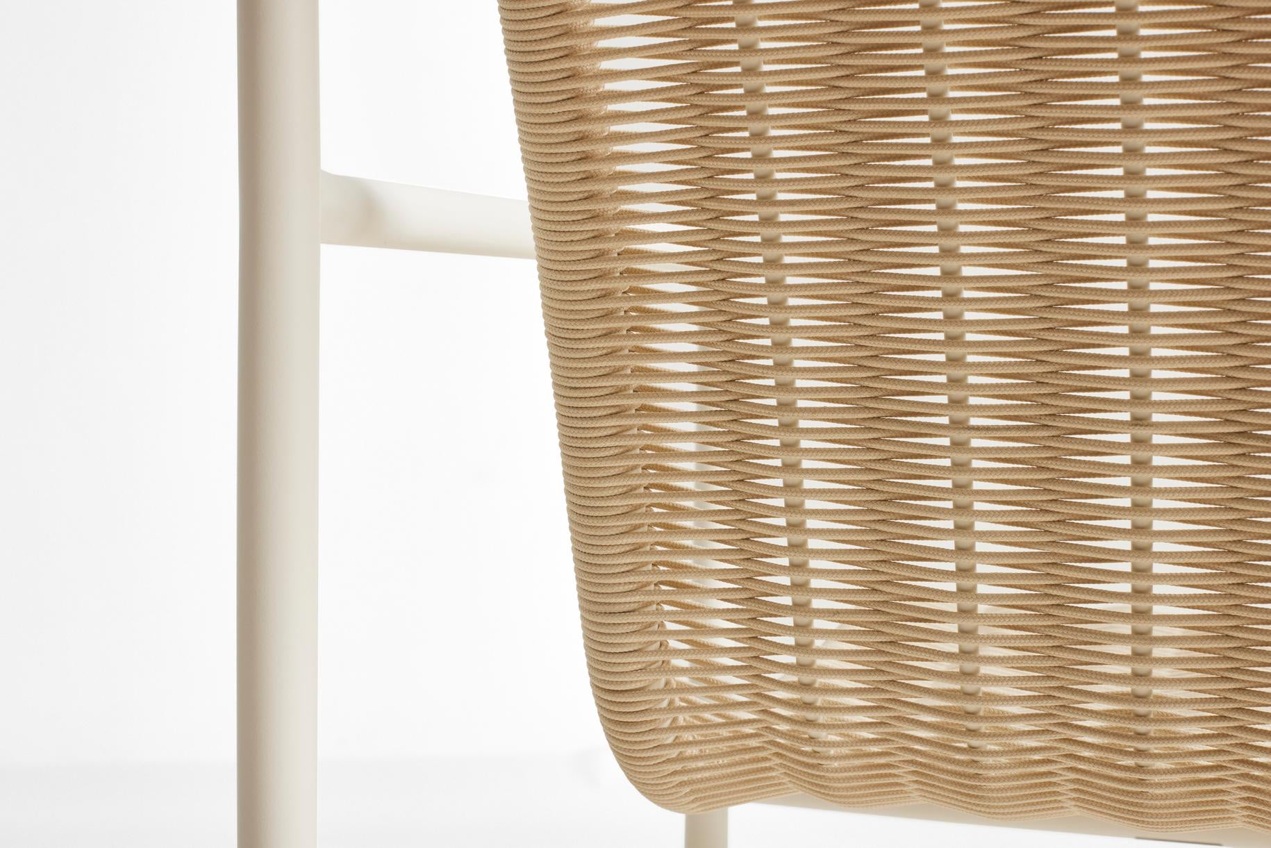 Palissade Cord Loungestoel met armleuning