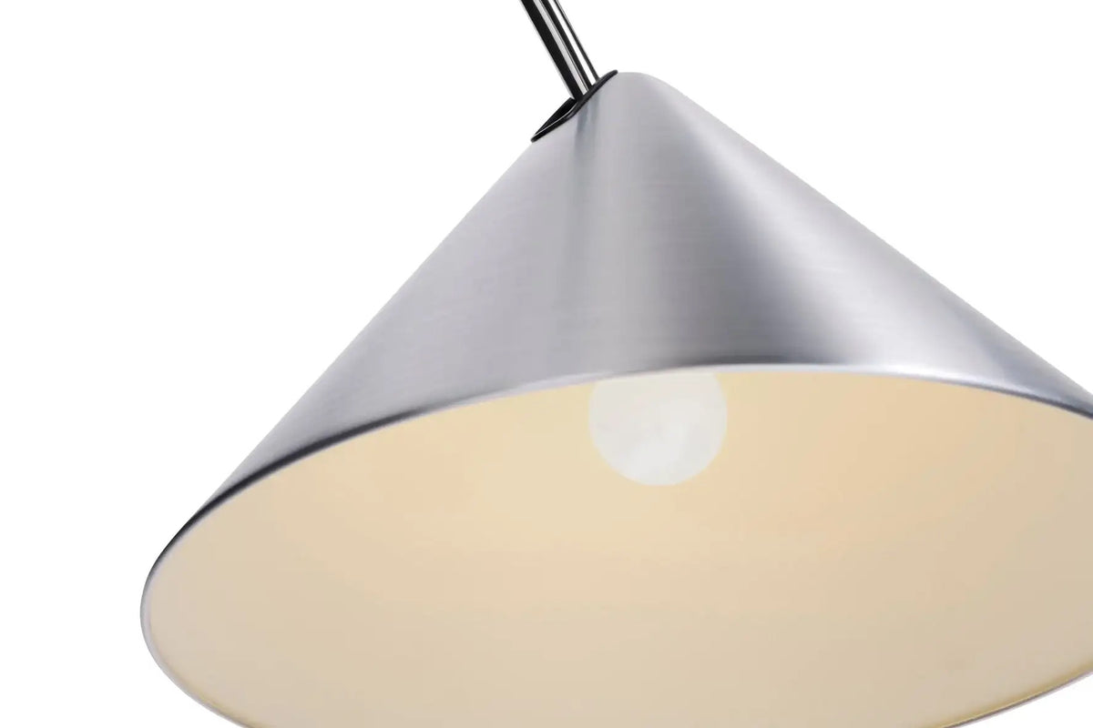Hay Compass Floor Lamp - geborsteld aluminium