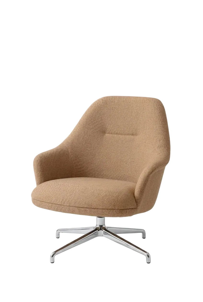 Rely HW139 loungechair - chroom onderstel