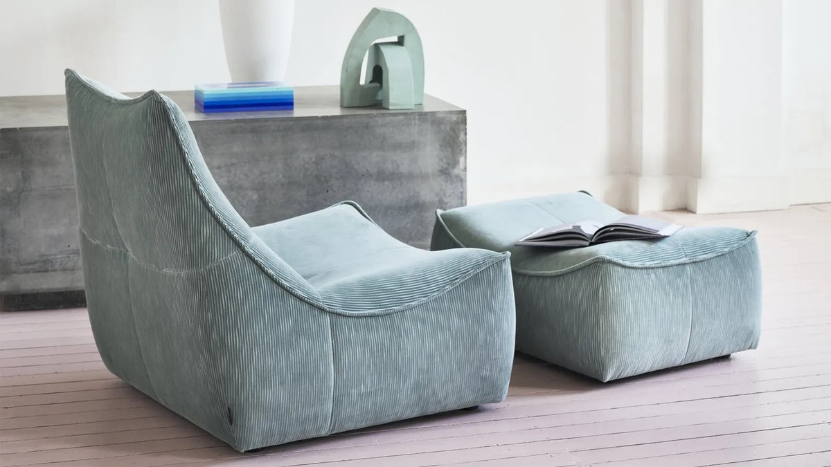 Fauteuil Florence + poef