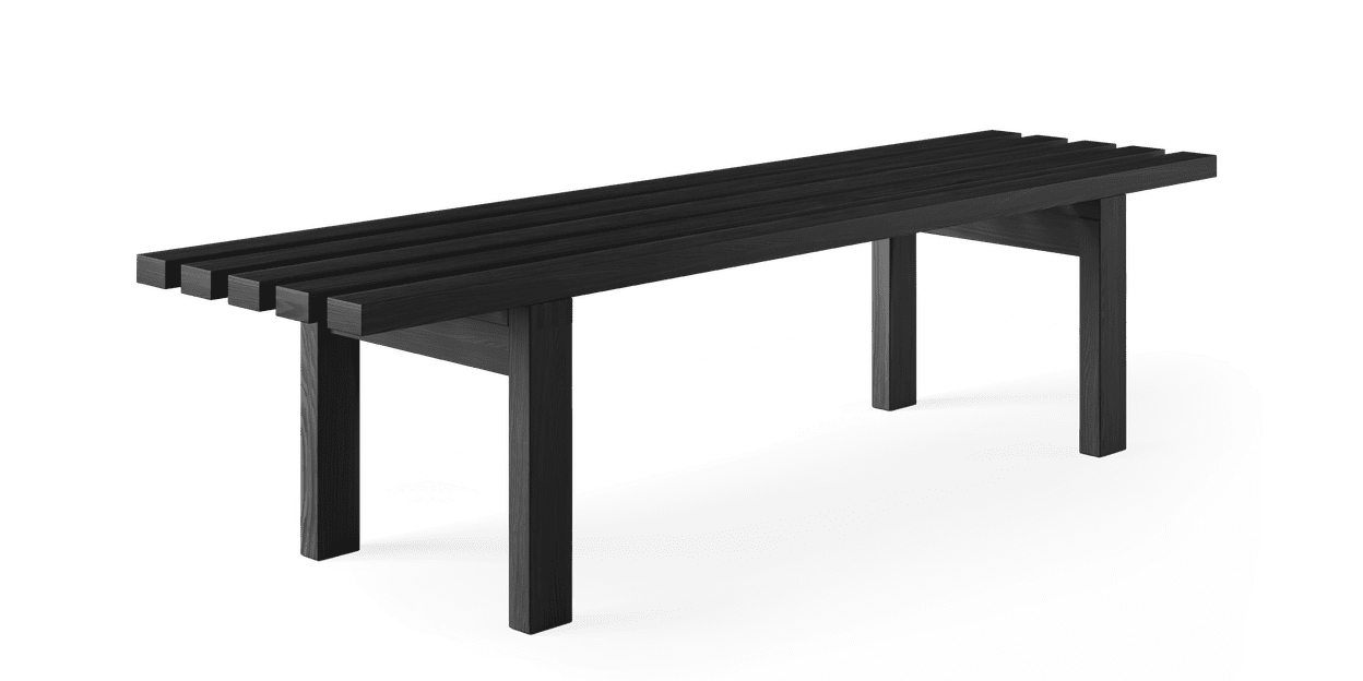 BZ lattenbank Martin Visser - essen zwart