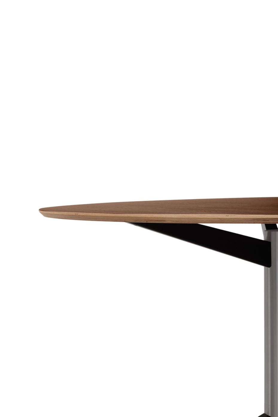 TE 06 tafel RVS Martin Visser - Ø 130 cm.