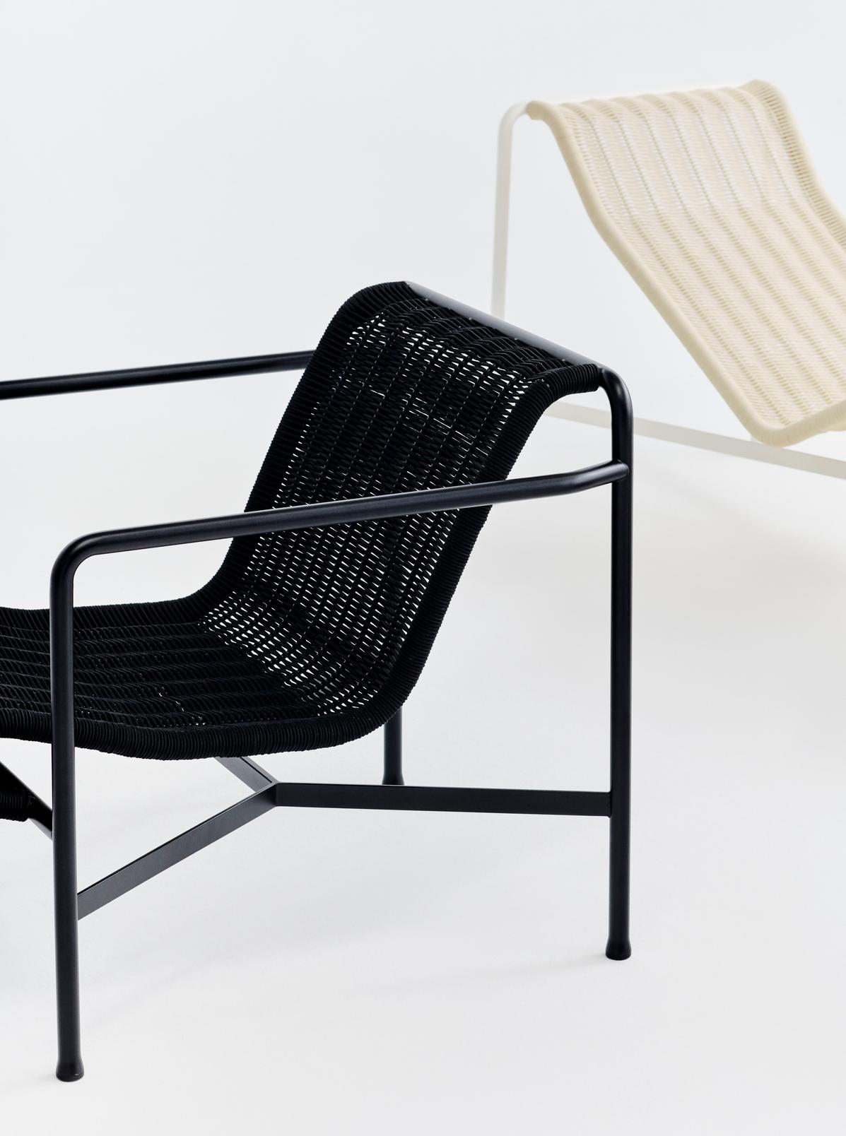 Palissade Cord Loungestoel met armleuning