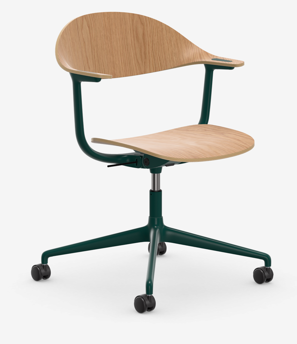 Mynt bureau Stoel eiken