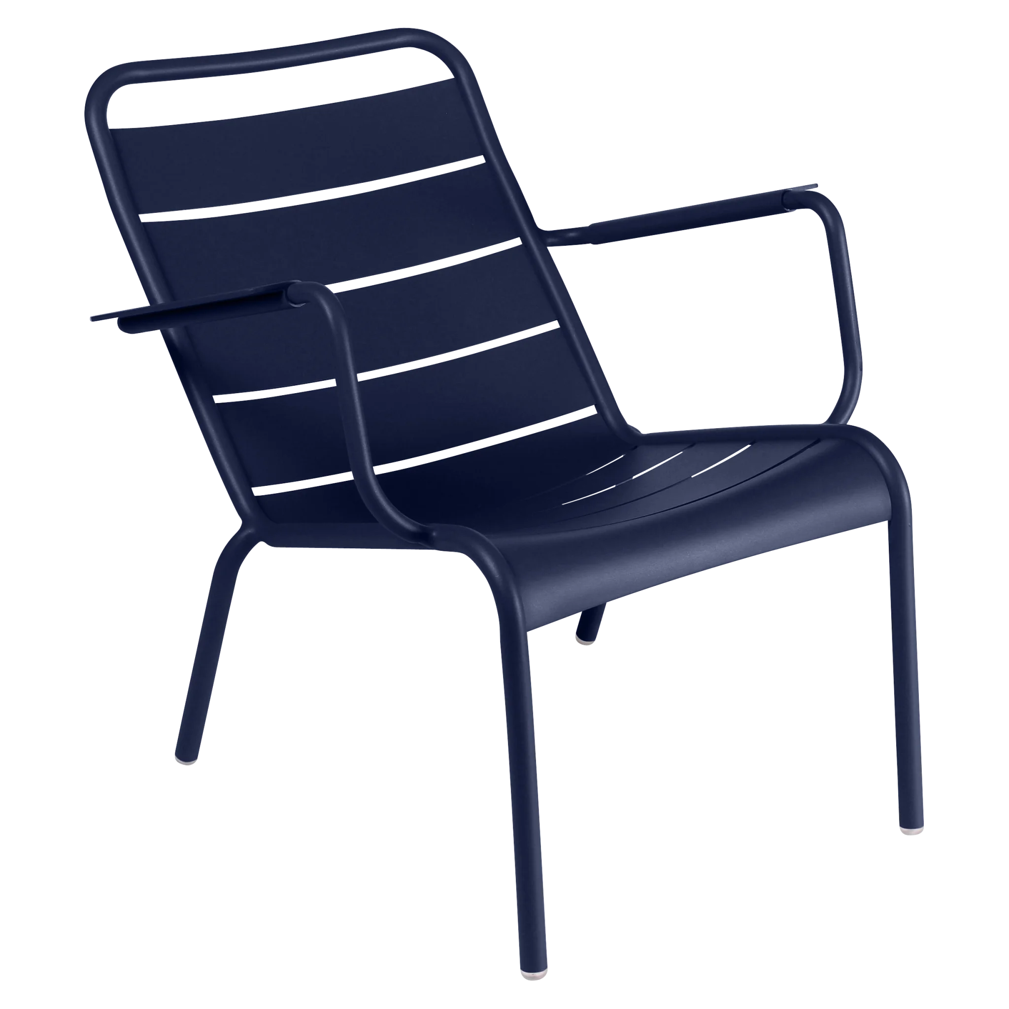 Fermob low armstoel Luxembourg - deep blue