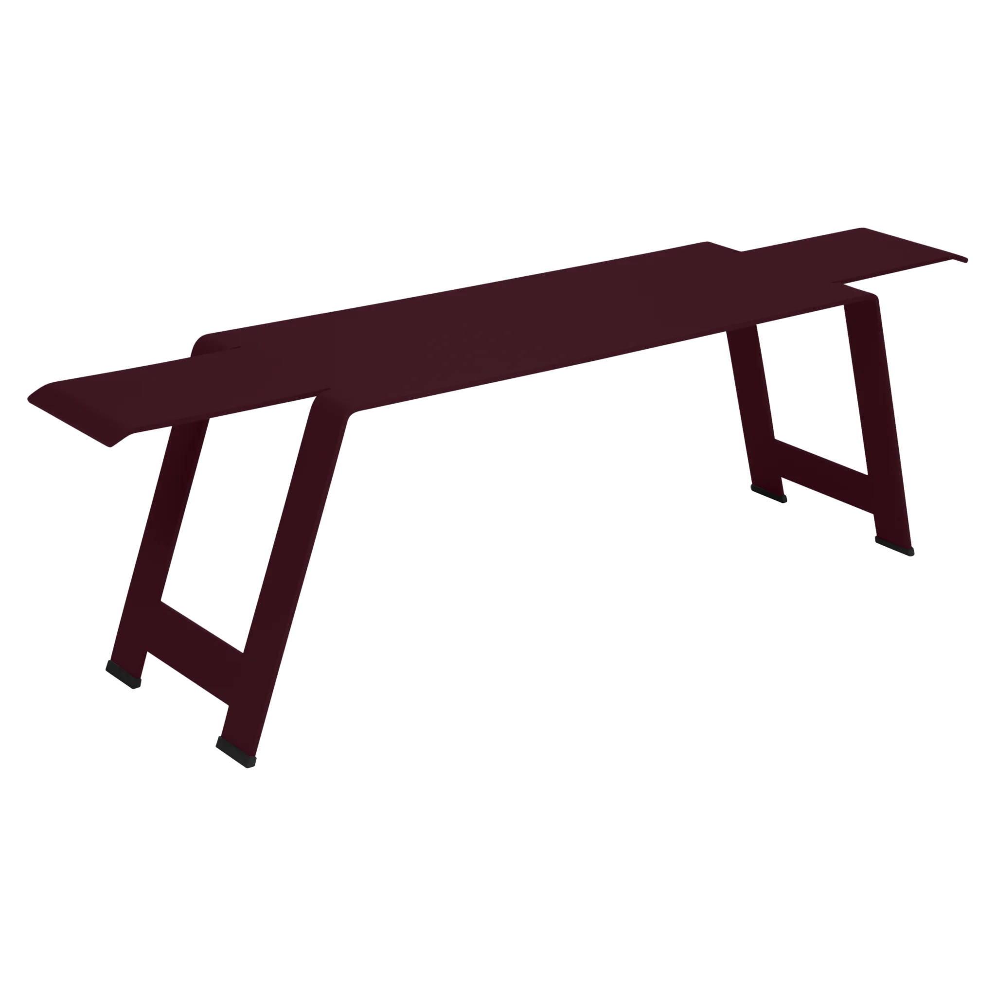 Fermob Origami tuinbank - black cherry