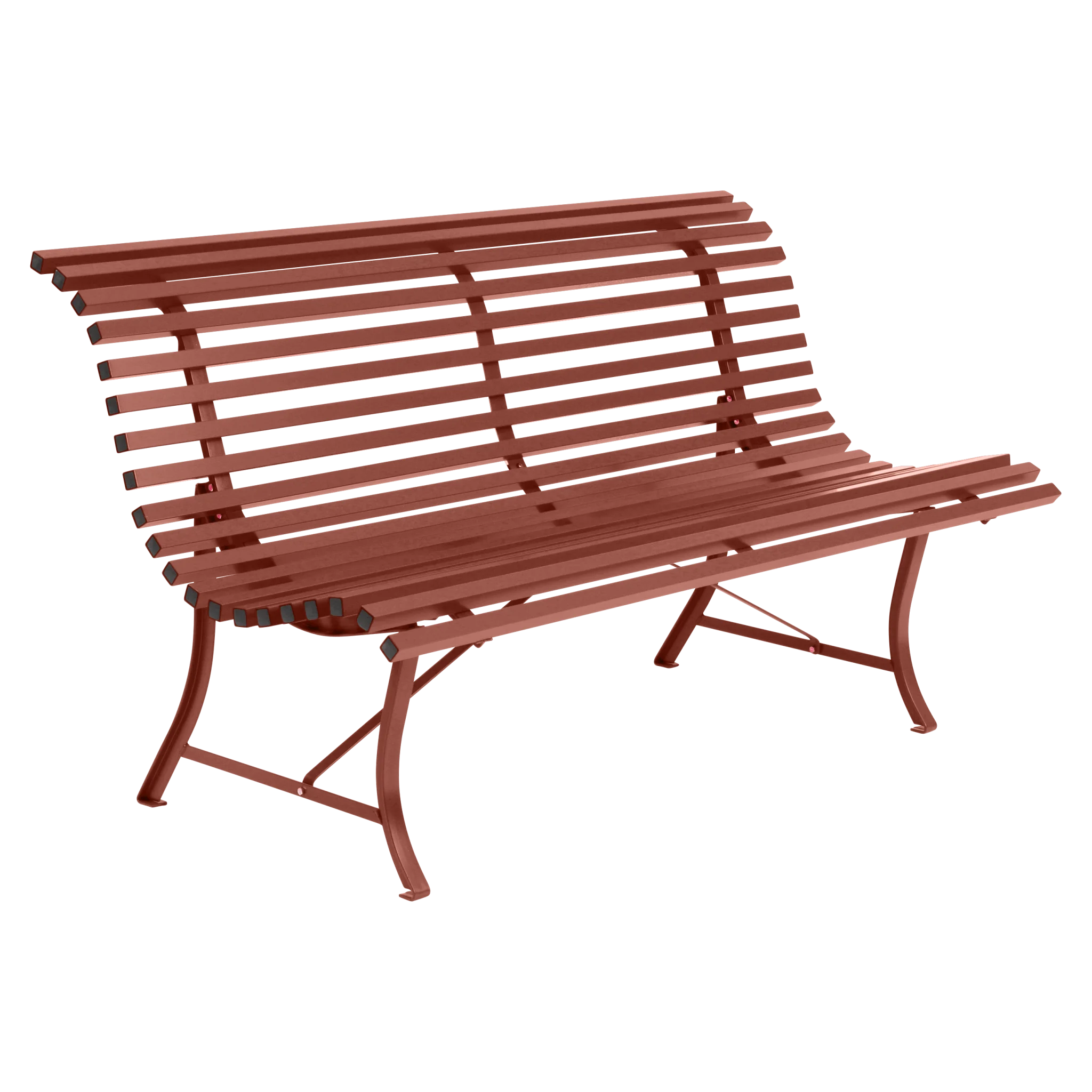 Fermob tuinbank Louisiane - 150 cm. - Red Ochre