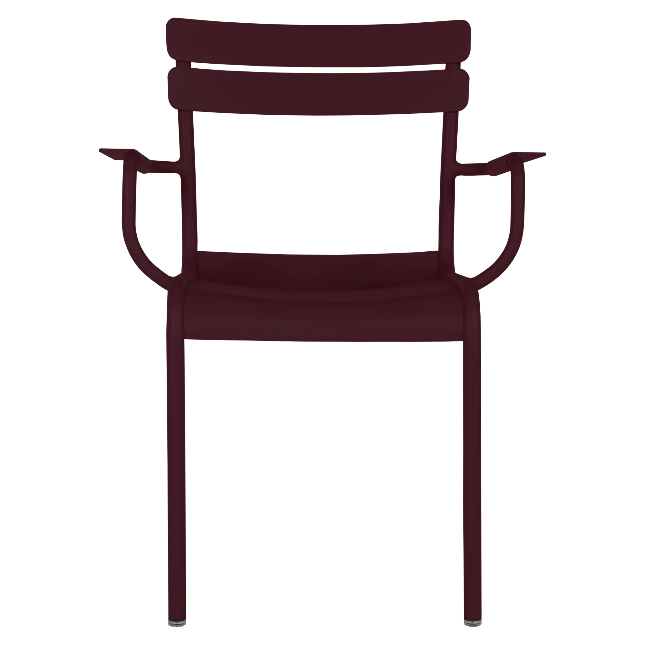 Fermob tuinstoel met armleuning Luxembourg - black cherry
