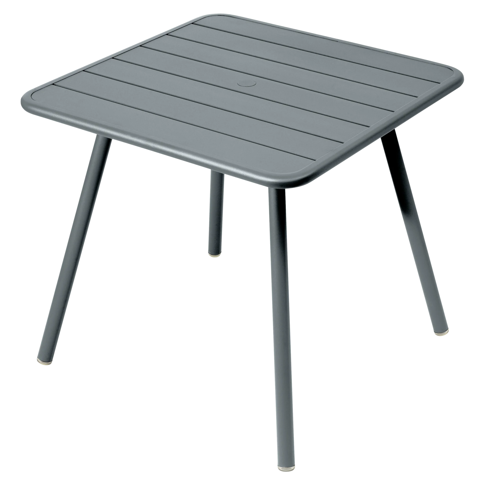 Fermob tuintafel Luxembourg vierpoot - 80 x 80 cm. - Storm Grey
