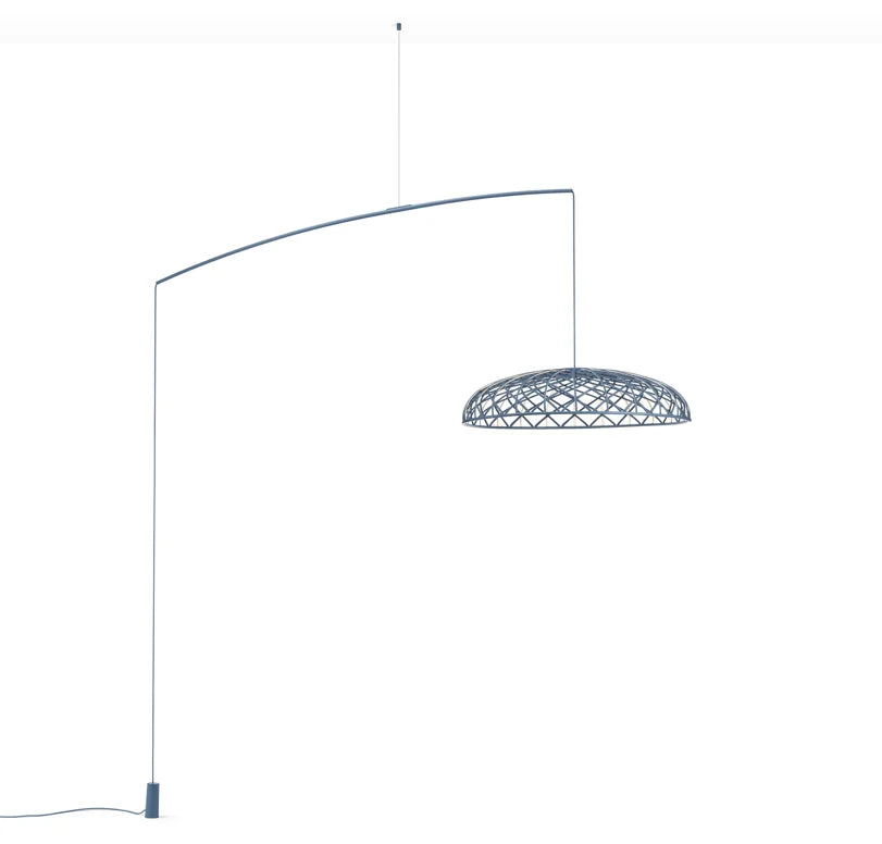 Flos hangende vloerlamp Skynest Motion - blauw