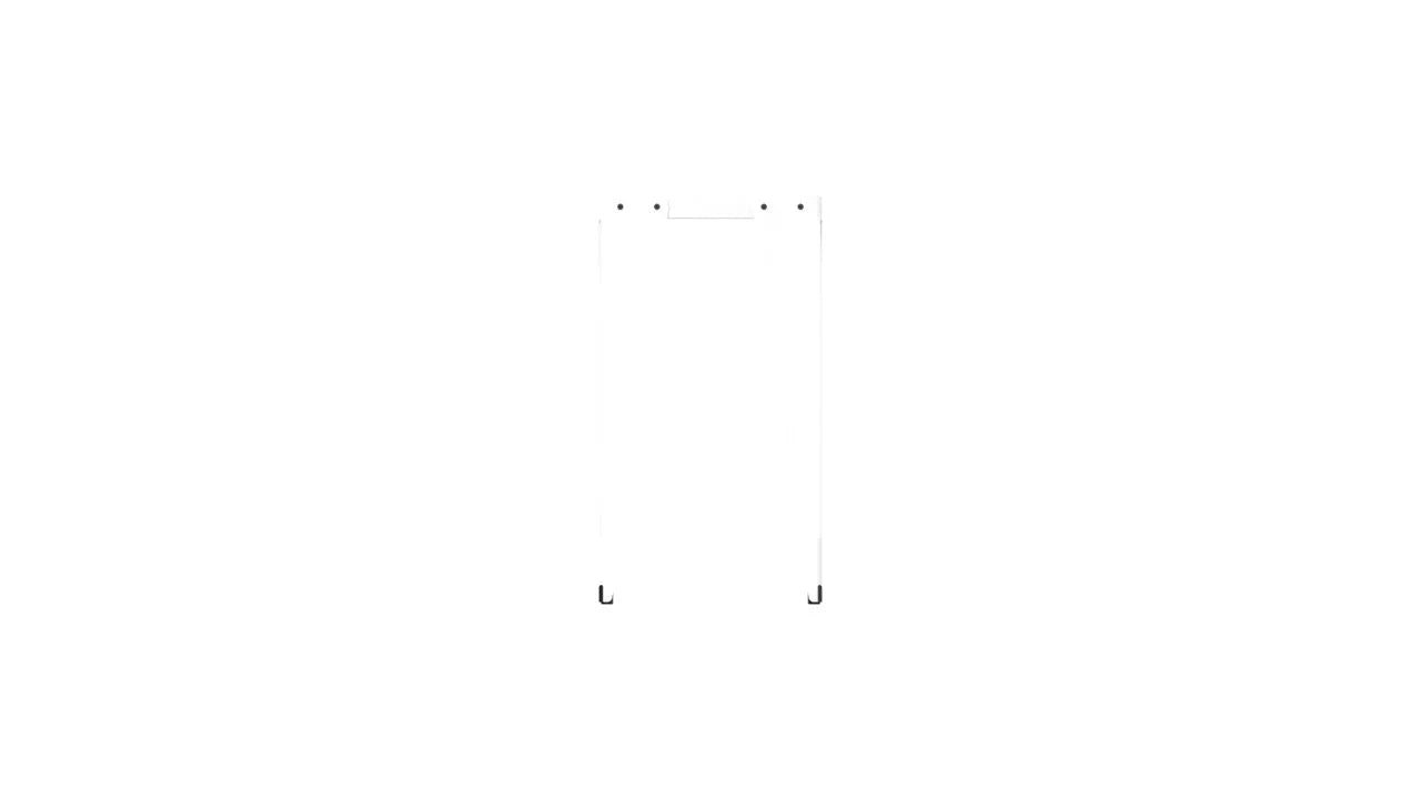 Abstract vloerplan voor de Hoge Tafel Lloyd 60 x 60