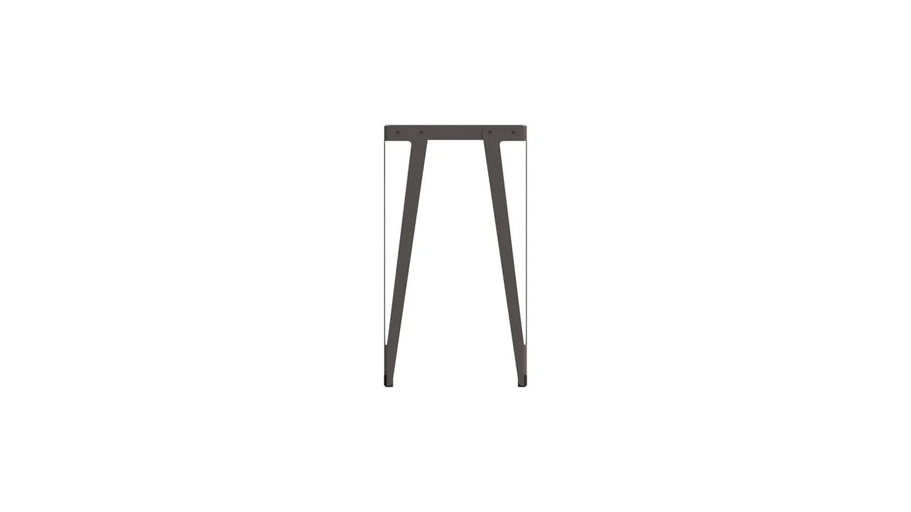 Donkere grijze hoge tafel Lloyd 60 x 60 voor moderne interieurinrichting