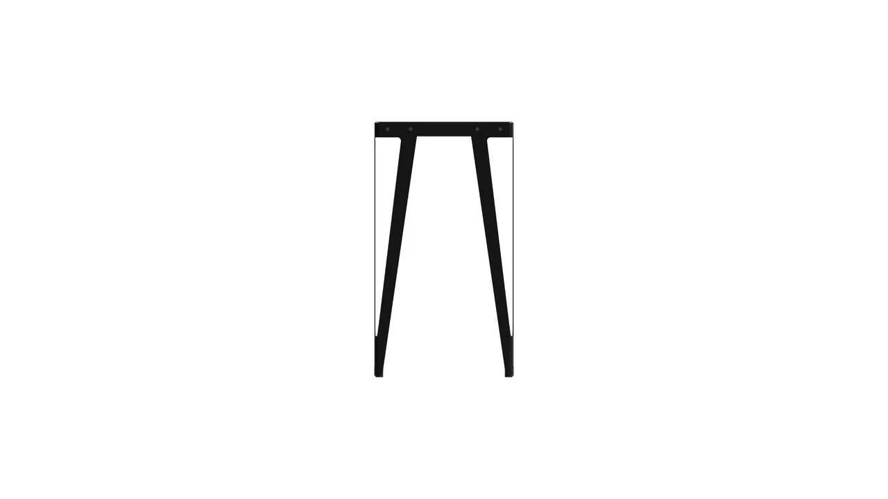 Zwarte metalen bijzettafel, Hoge Tafel Lloyd 60 x 60, modern design voor elk interieur