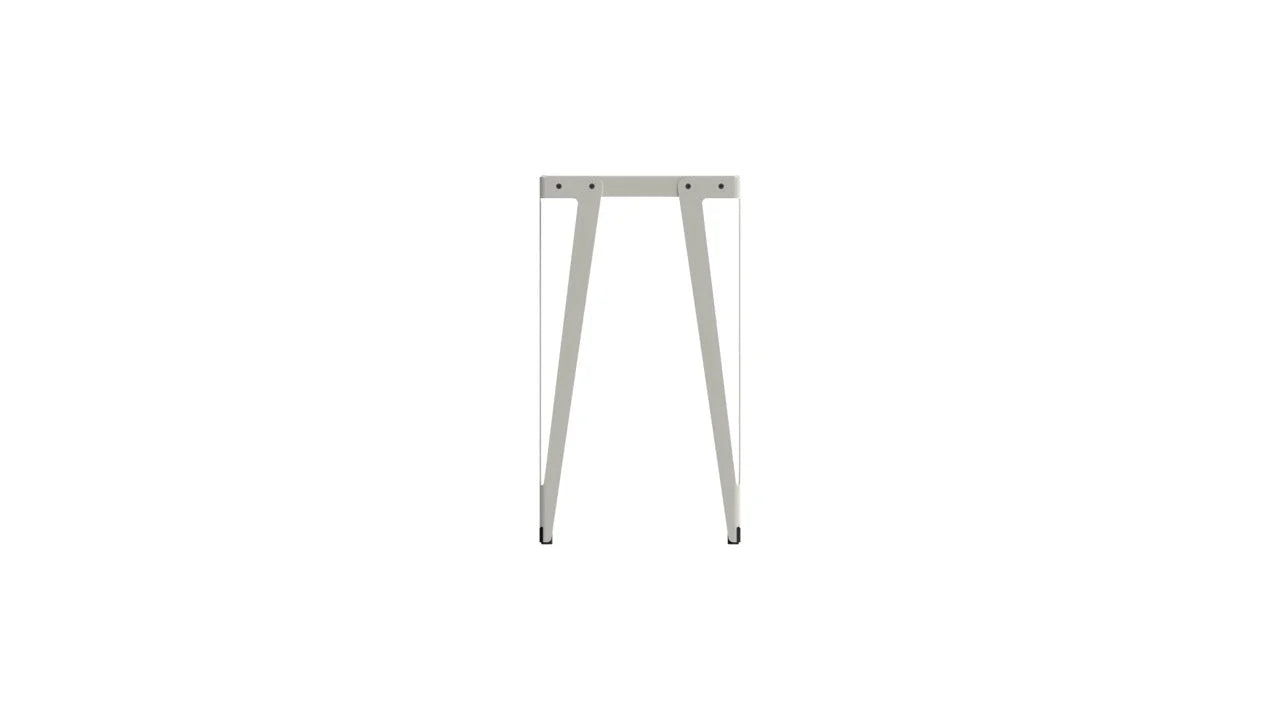 Zilveren tafelpoten van Hoge Tafel Lloyd 60 x 60 voor moderne interieurs