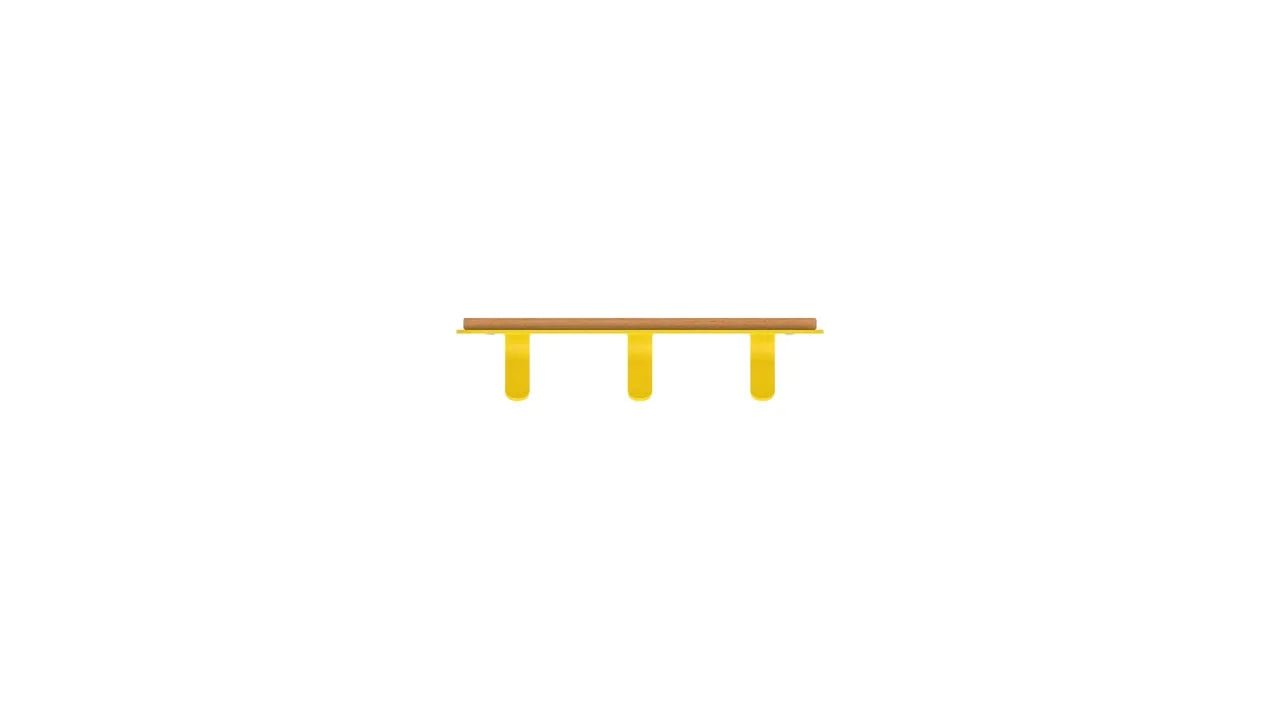 Gouden kapstok hooks in stijlvolle wandhanger voor moderne interieurs