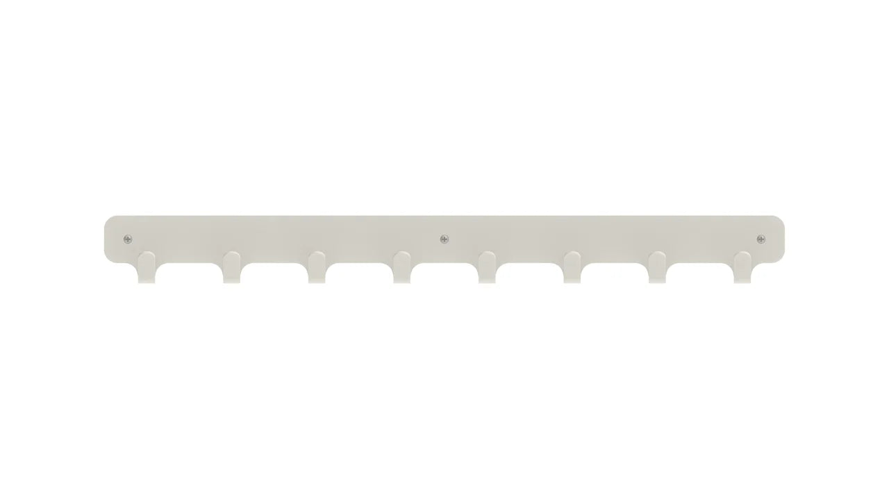 Witte plastic wandgemonteerde kapstok hooks van het product Kapstok Hooks - 8