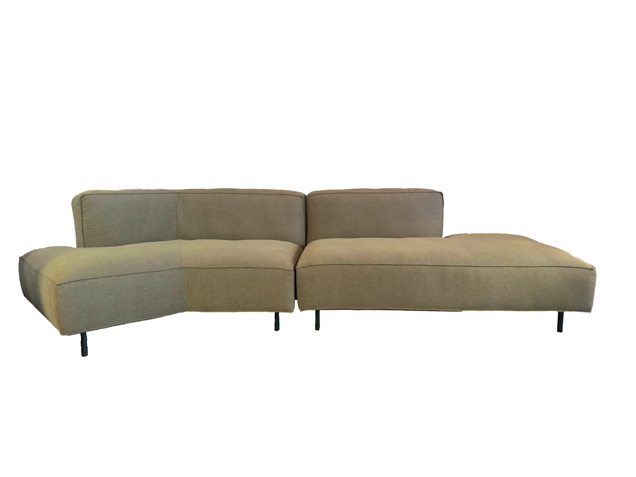 Beige modulaire bank 6400 met veelzijdige samenstelling voor organische opstellingen