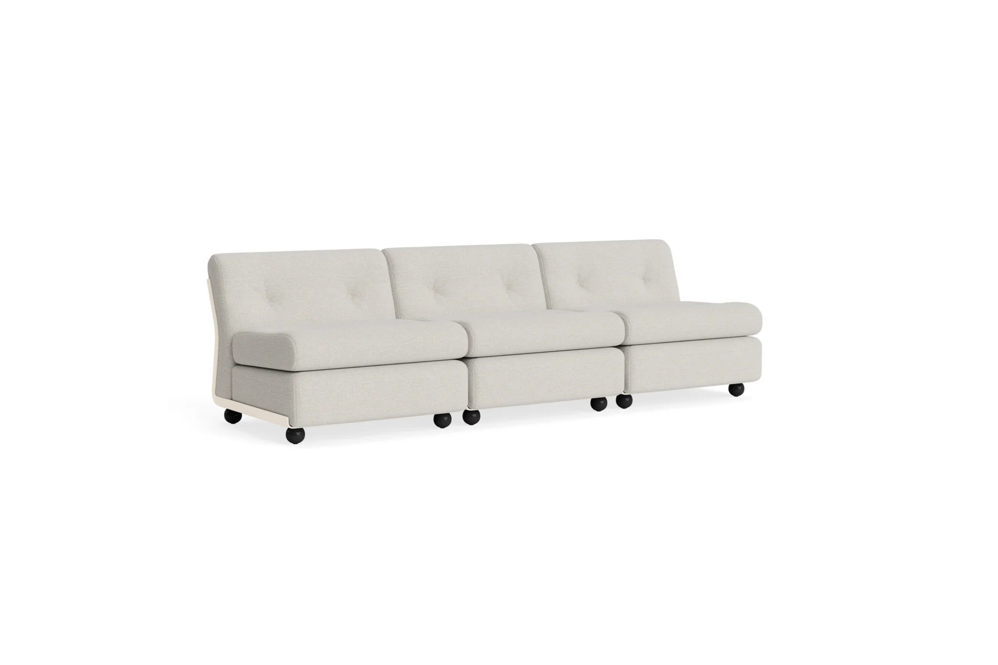Hay Design Amanta Sofa stof 3 zits - Cream Beige Shell & Upholstery Story 102