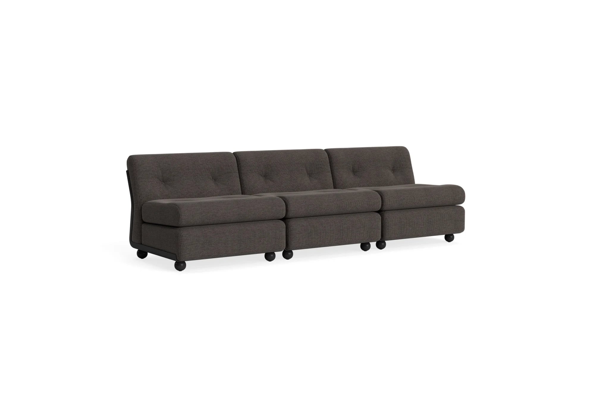 Hay Design Amanta Sofa stof 3 zits - seater Anthracite & shell-Upholstery-Yuma-1010