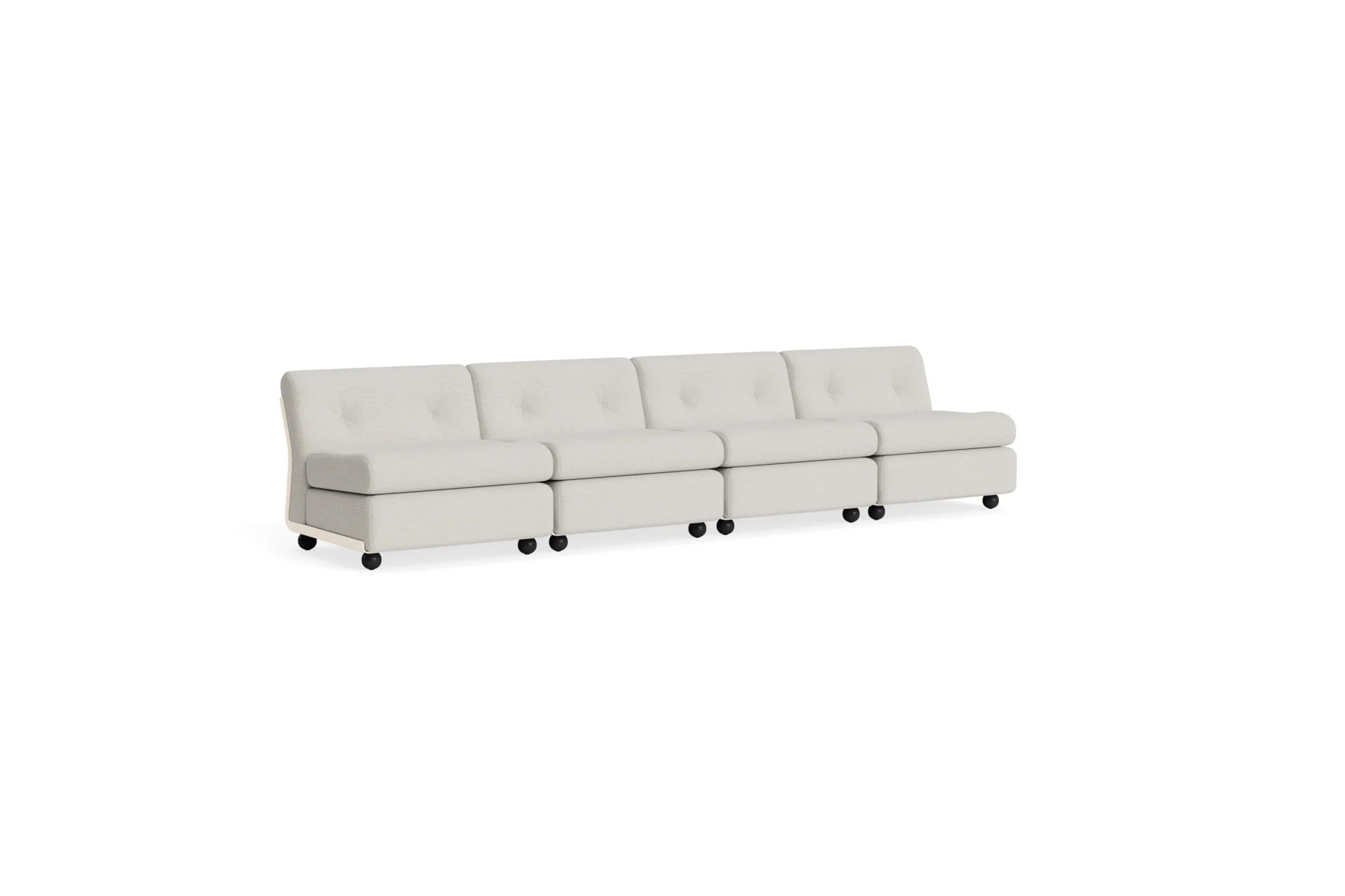 Hay Design Amanta Sofa stof 4 zits - Cream Beige Shell & Upholstery Story 102