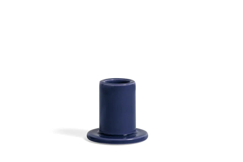 Hay Design kandelaar tube candleholder - Midnight Blue