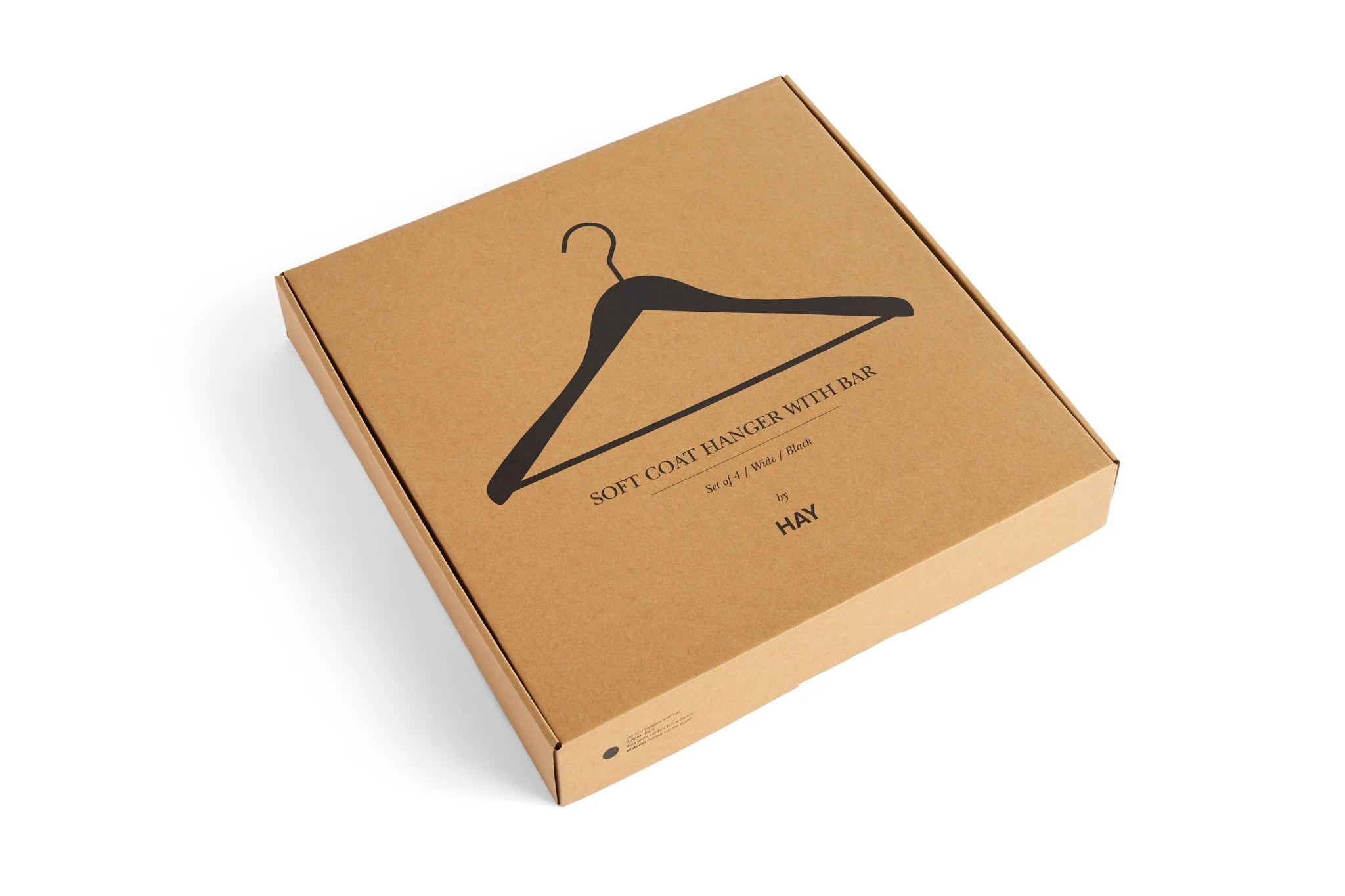 Hay Design kledinghanger Soft coat wide - set van 4