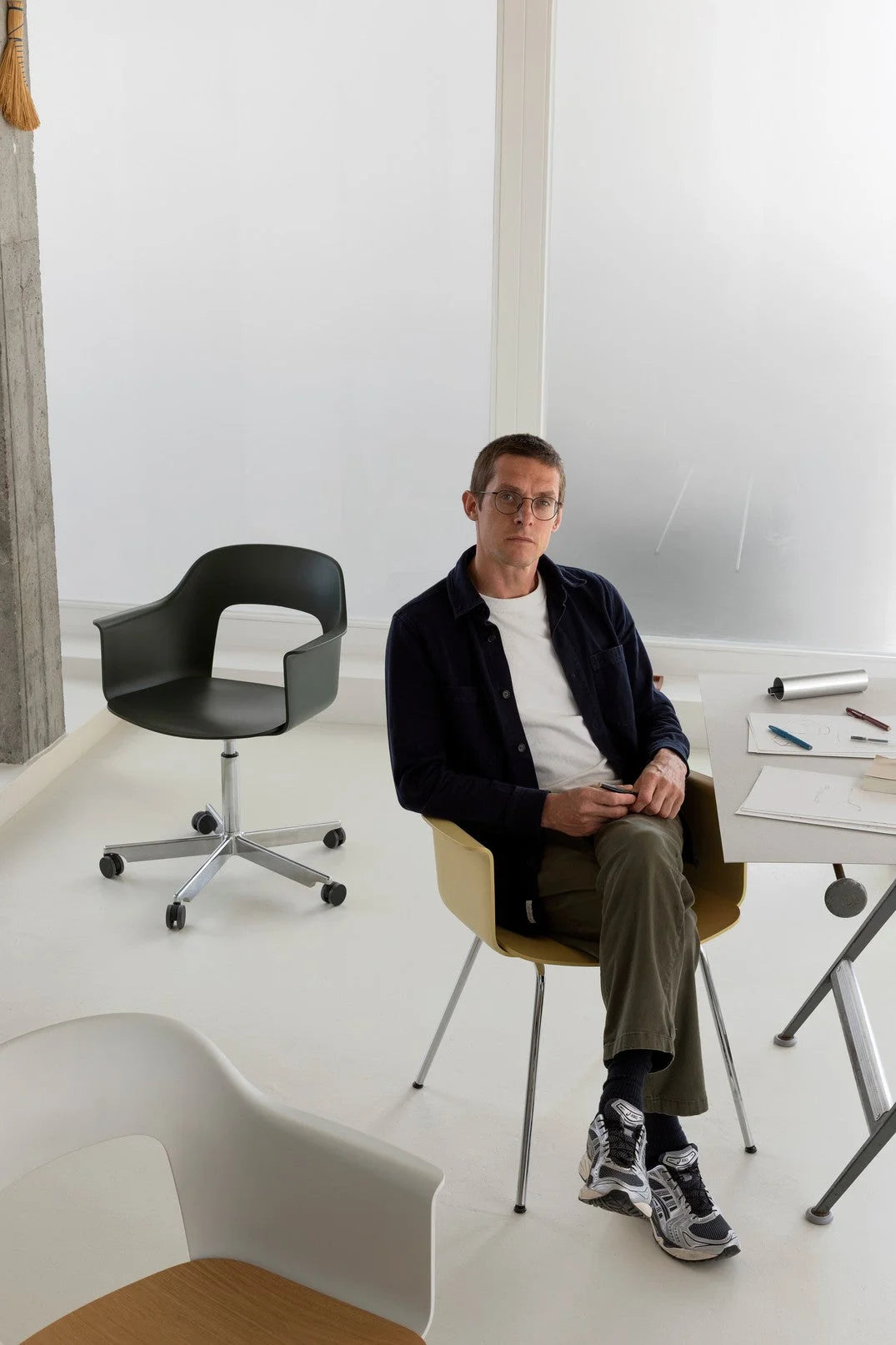 Hay Design Layout Armchair 222 zwart eiken