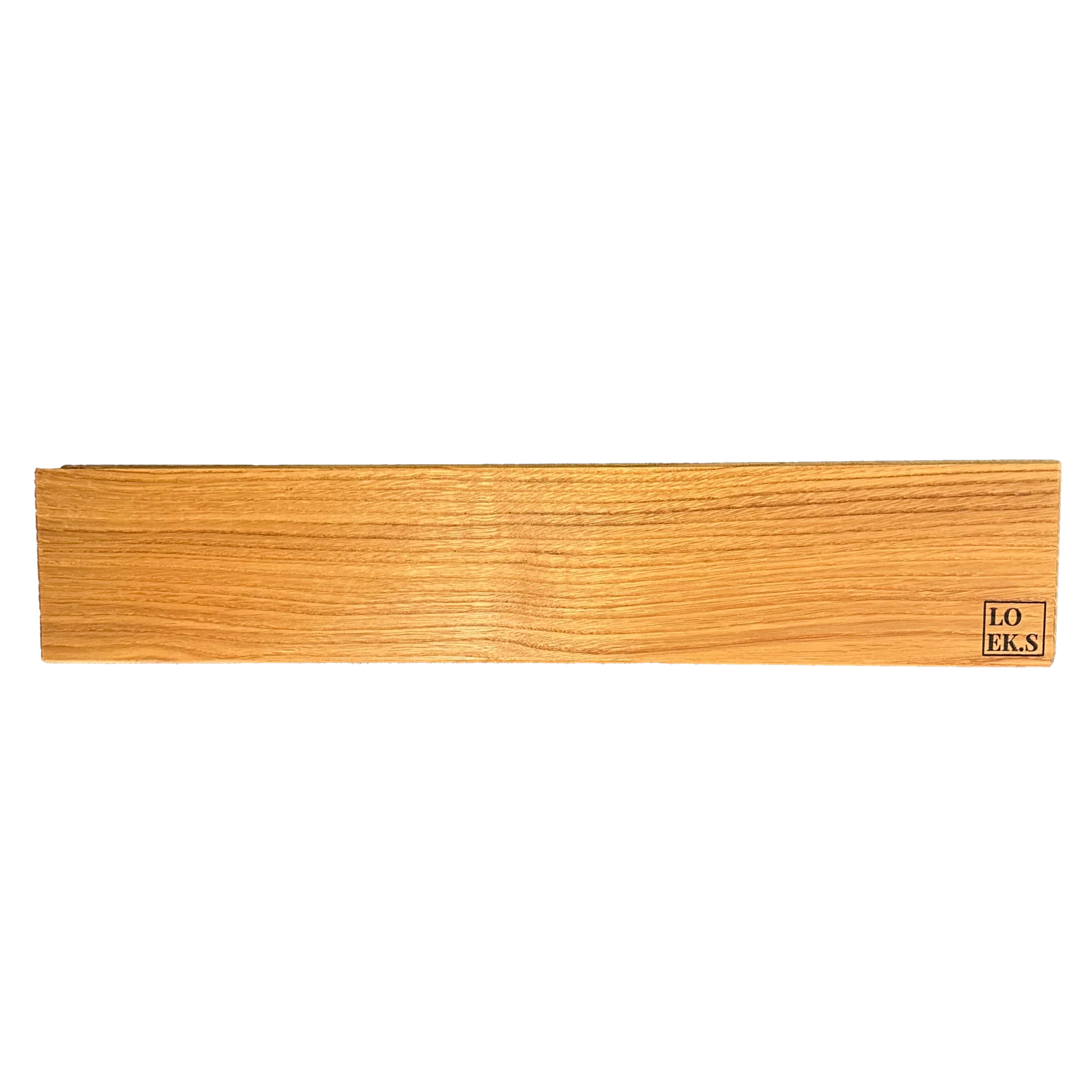 Rectangular houten plank van hoogwaardig eikenhout voor prachtige magnetische messenrek