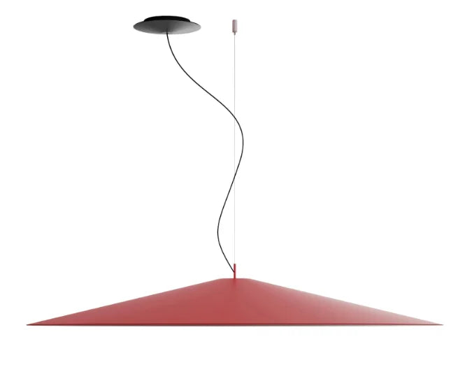 Luceplan hanglamp Koinè - Ø 110 cm. - rood - Ø 110 cm.