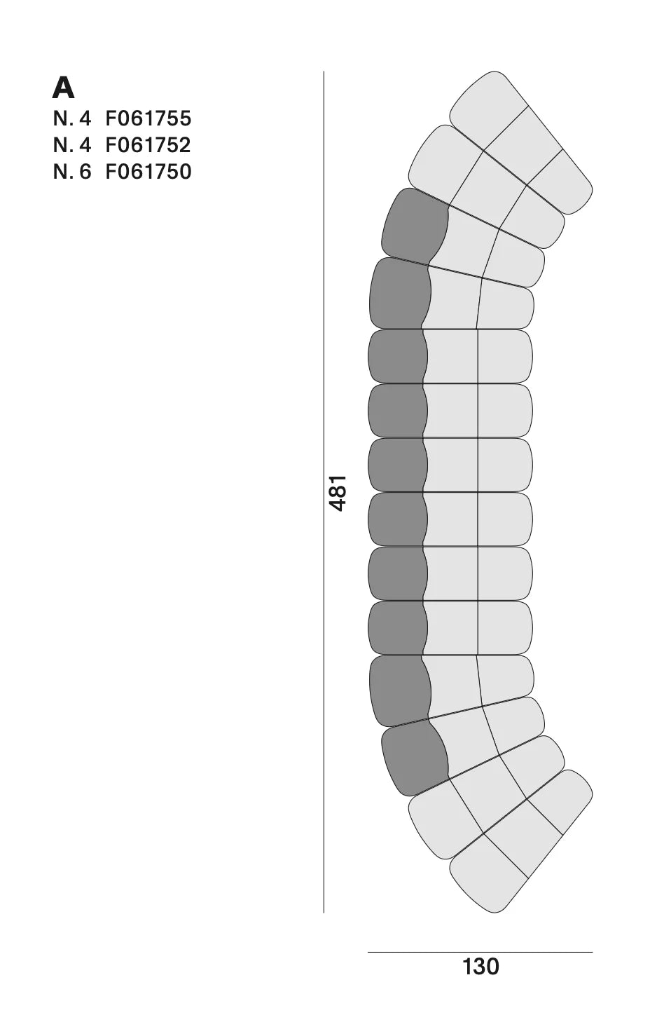 MDF Italia Array Bank - Configuratie A