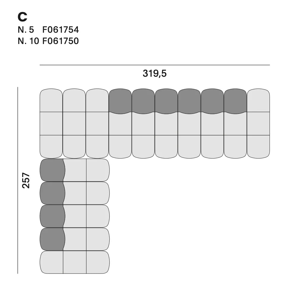 MDF Italia Array Bank - Configuratie C