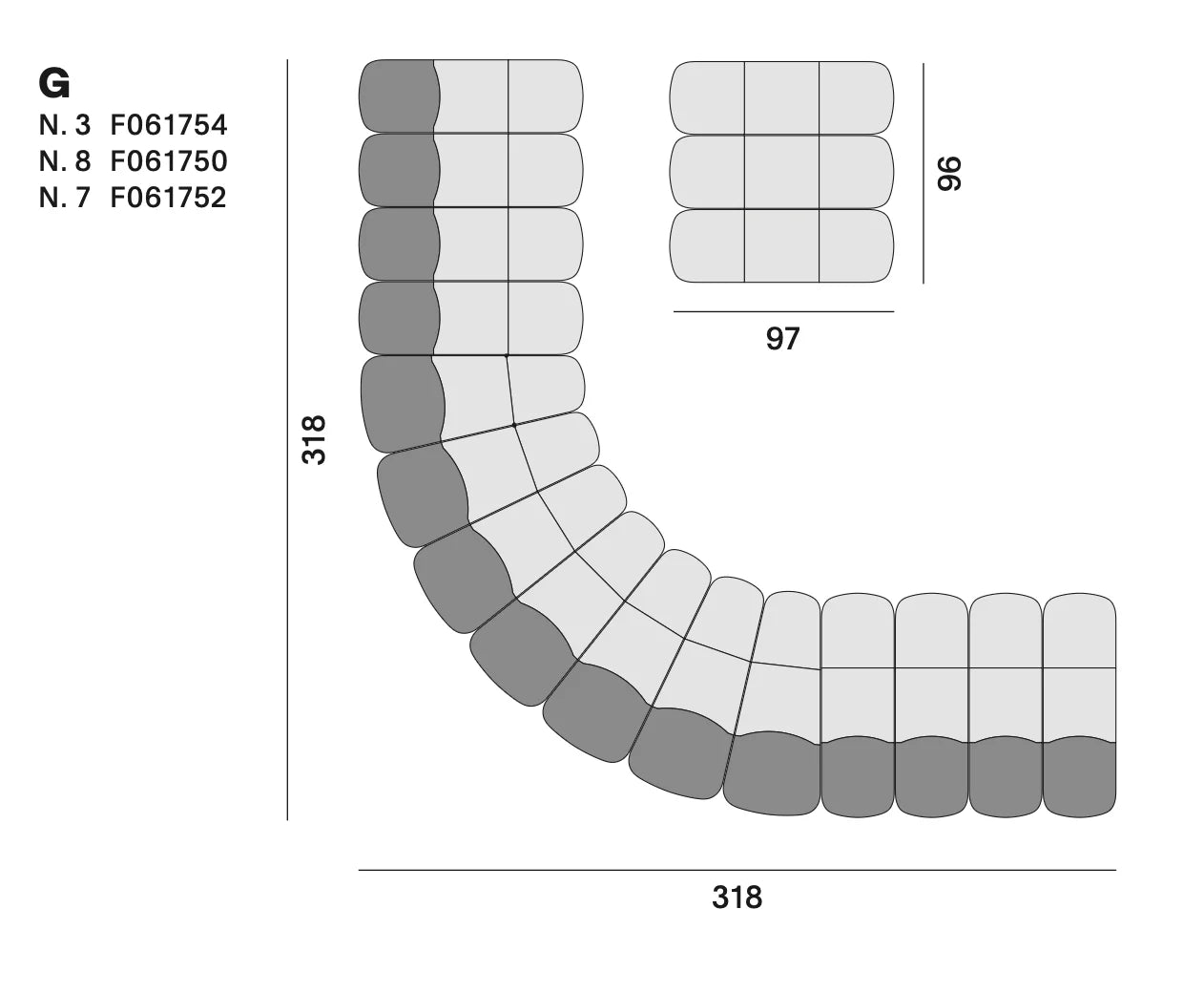 MDF Italia Array Bank - Configuratie G