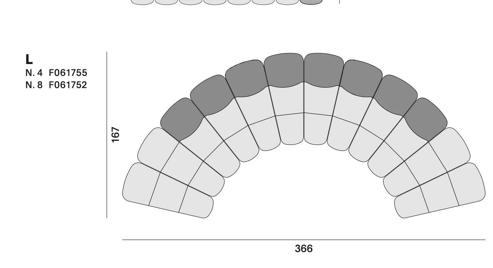MDF Italia Array Bank - Configuratie L