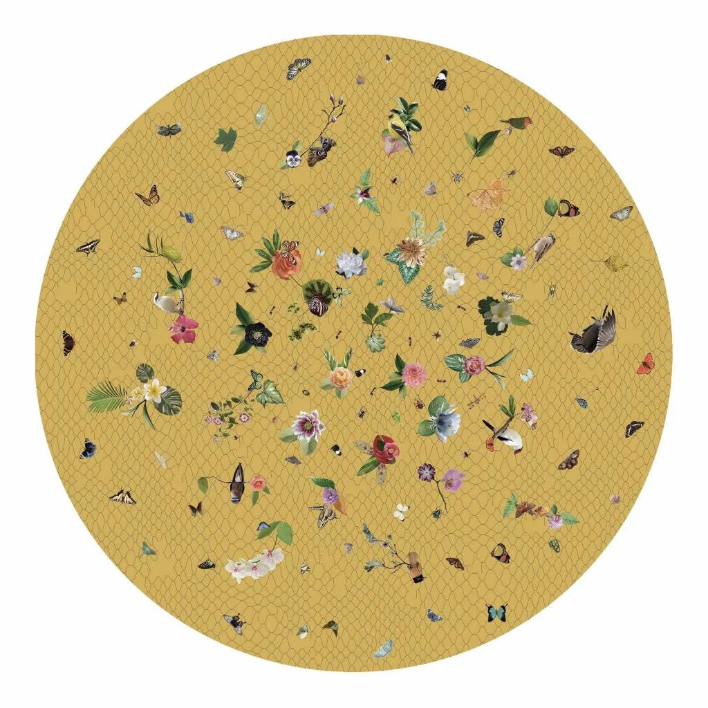 Moooi Carpets Garden of Eden rond - geel Ø 250 cm.
