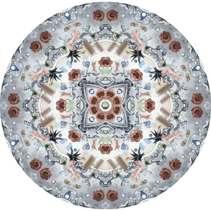 Moooi Carpets Utopian Fairy Tales rond - Ice Ø 250 cm.