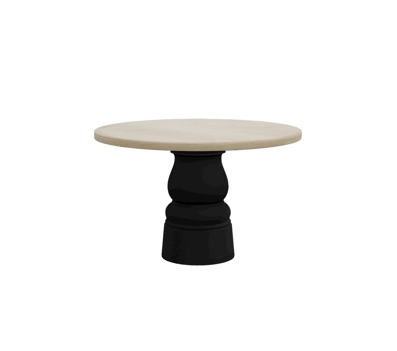 Moooi Container Table base zwart - Ø 120 cm. - white whash