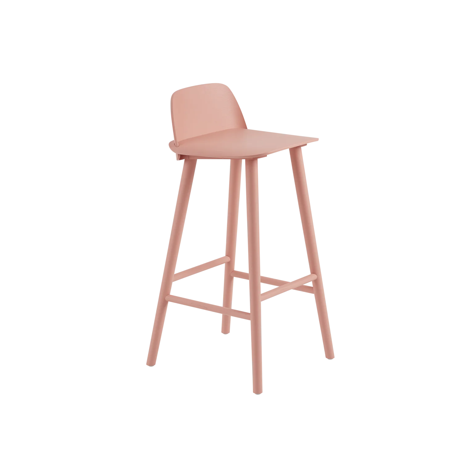 Pink barstoel Nerd van David Geckeler, een iconische stoel voor thuis of horeca