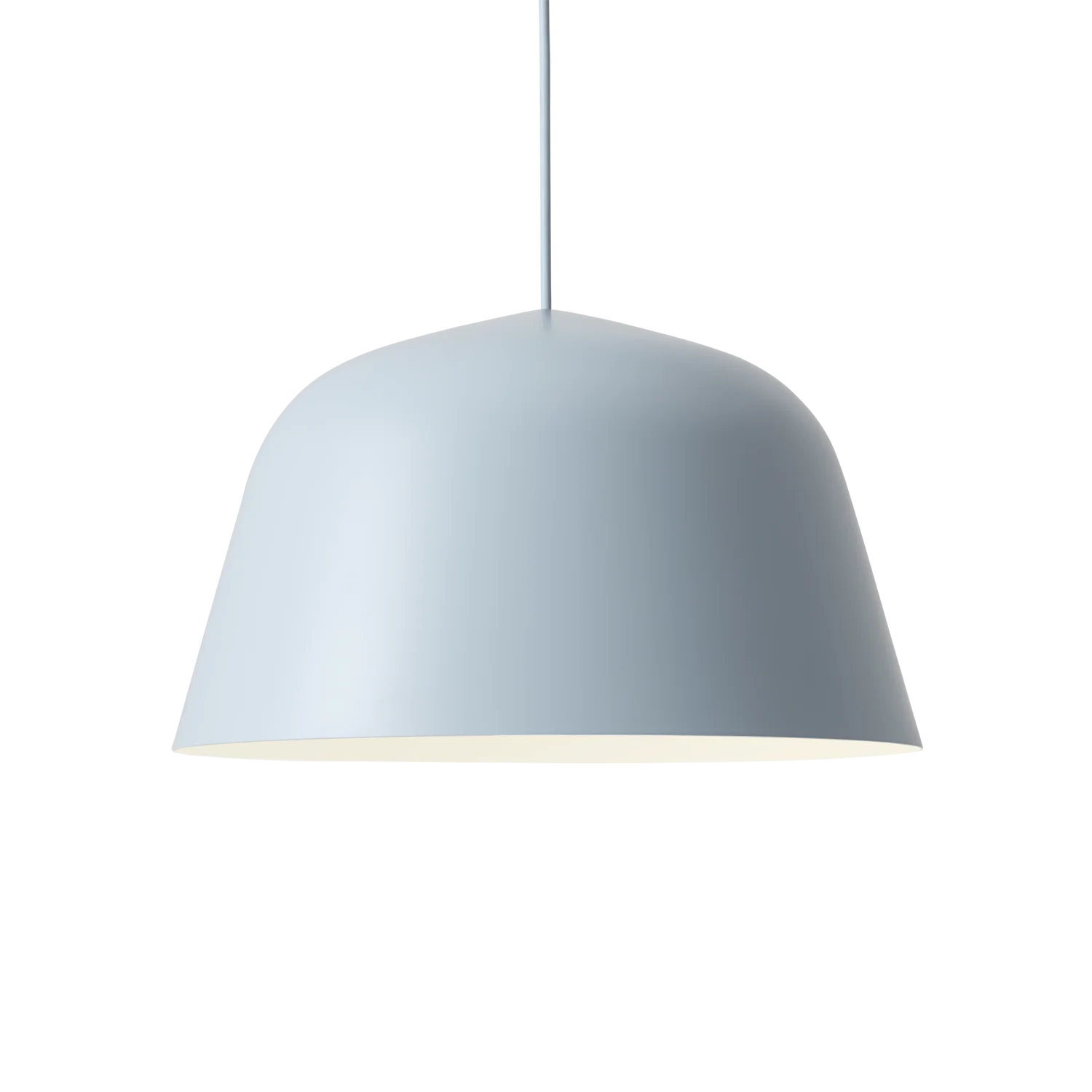 Lichtblauwe dome hanglamp Ambit Ø 40 cm in Scandinavisch design van Muuto
