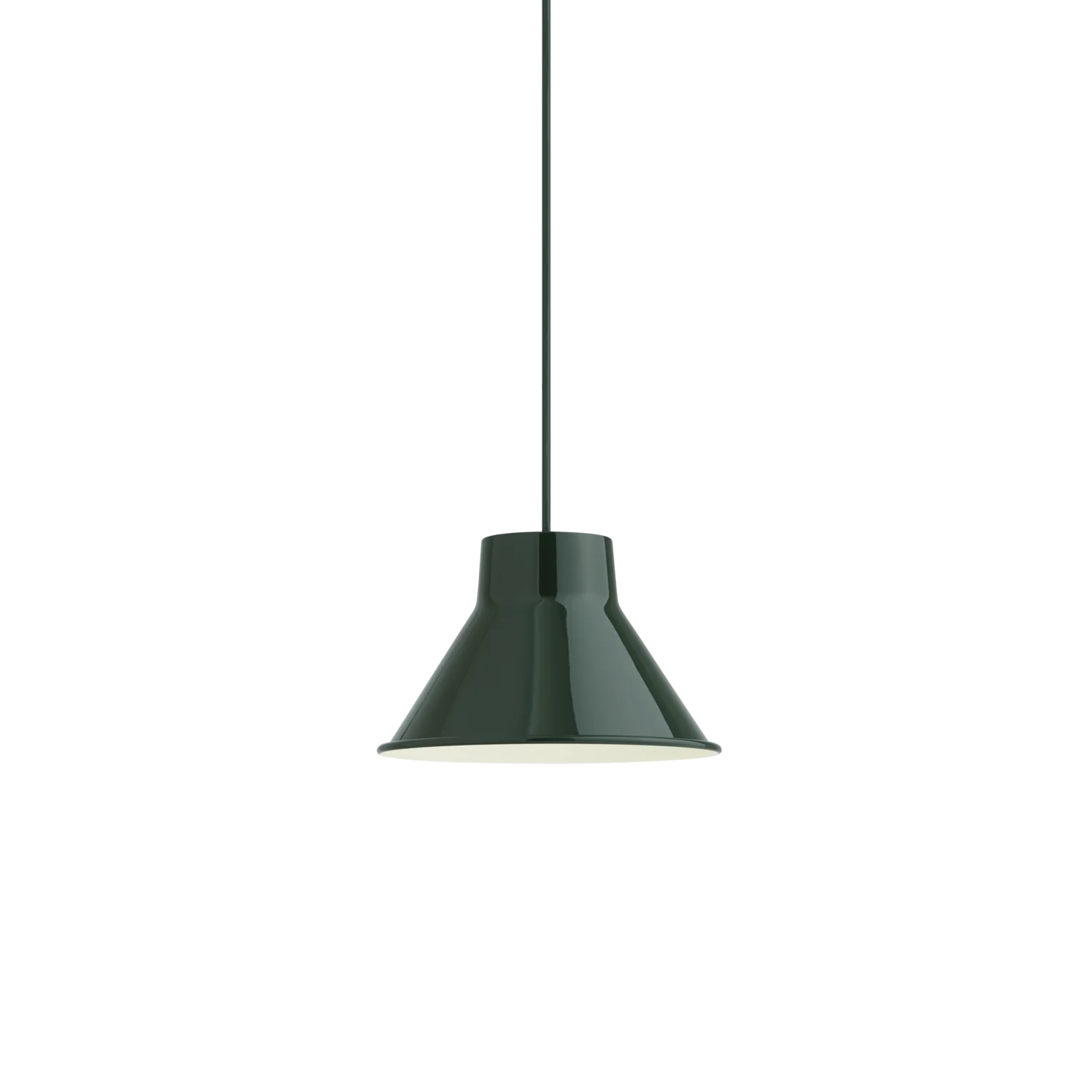 Muuto hanglamp Top - Ø 21 + Ø 28 cm. - dark green - Ø 21 cm.