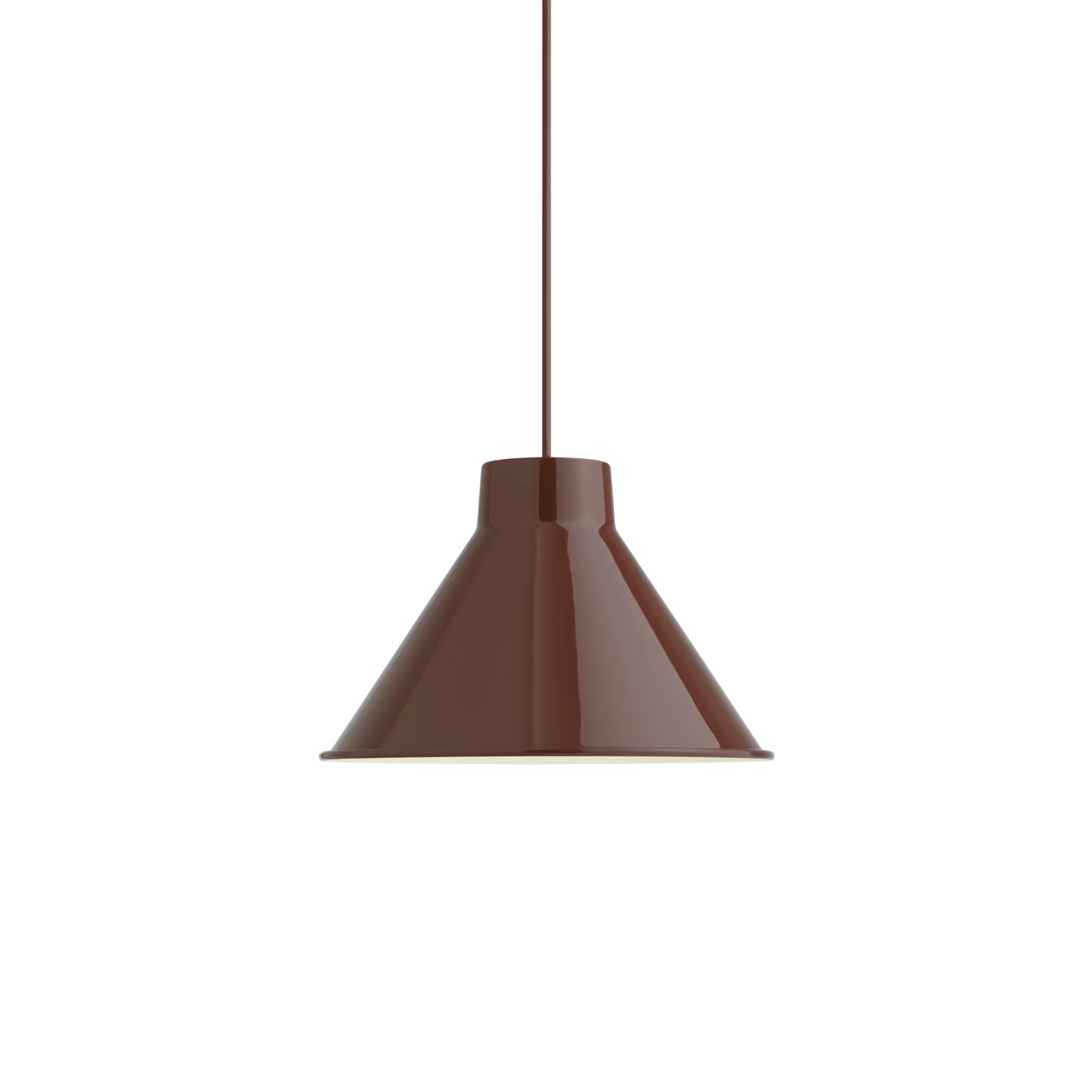 Muuto hanglamp Top - Ø 21 + Ø 28 cm. - deep red - Ø 28 cm.