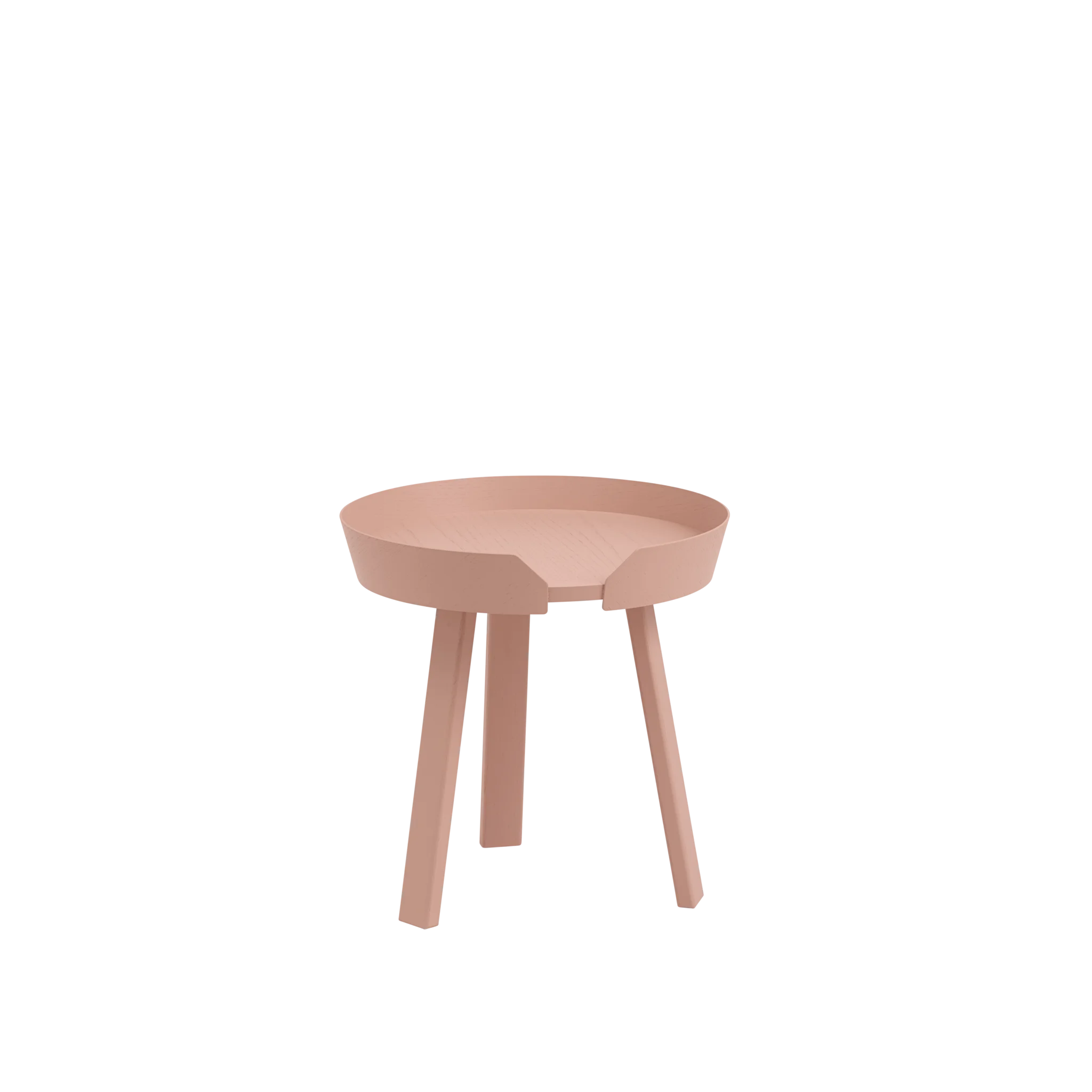 Muuto tafel Around - S - poeder roze