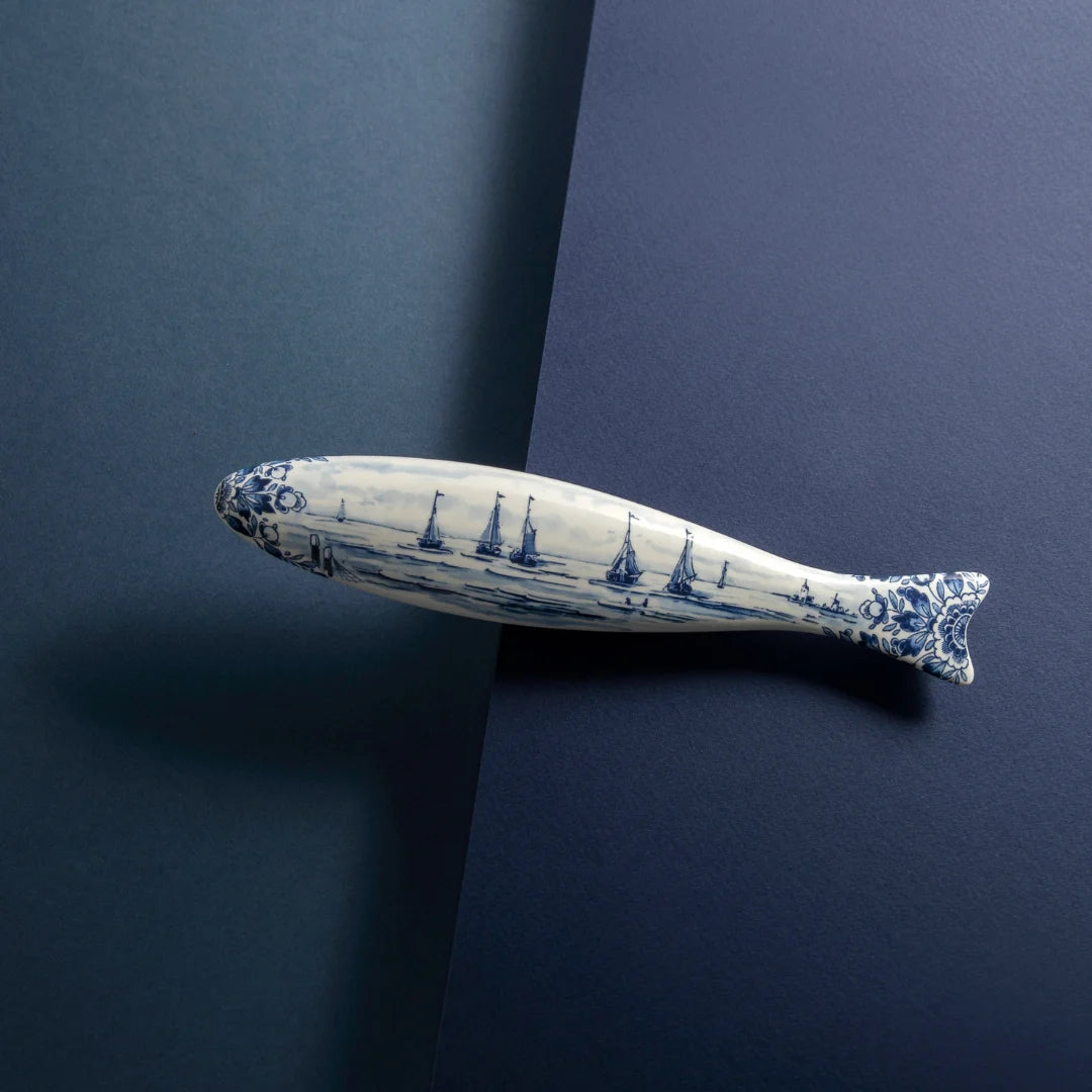 Royal Delft Blue Herring - Mesdag’s fleet