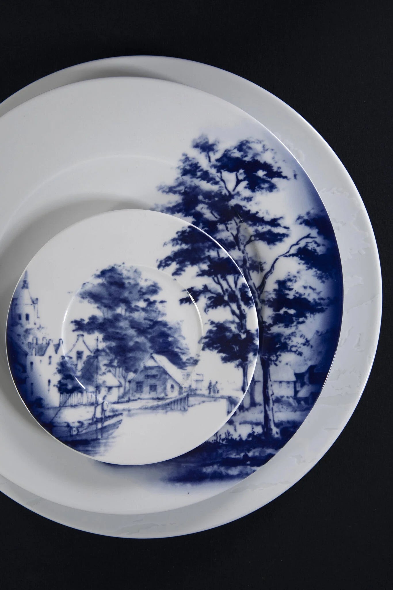 Royal Delft Dutch Dawn Cakebord 16cm. - 16 cm