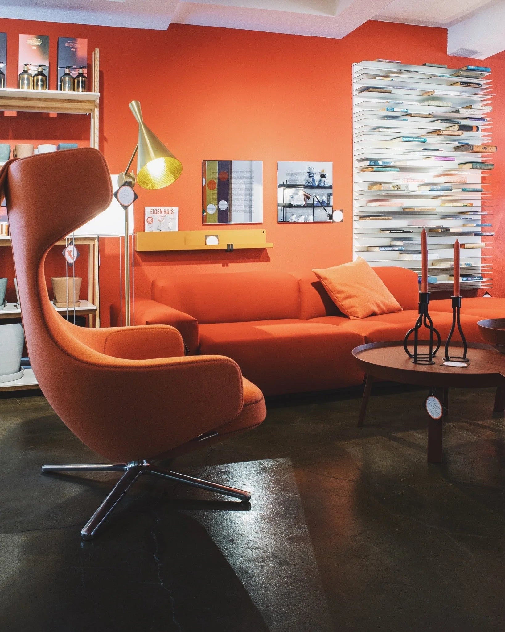 Spectrum Paperback boekenkast - 120 x 60 cm. - wit - wit