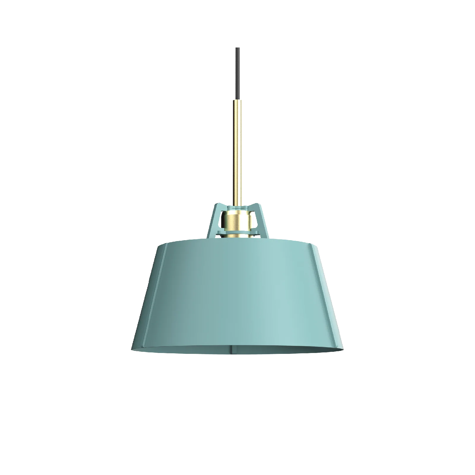 Tonone Bella hanglamp met messing fitting - ice blue