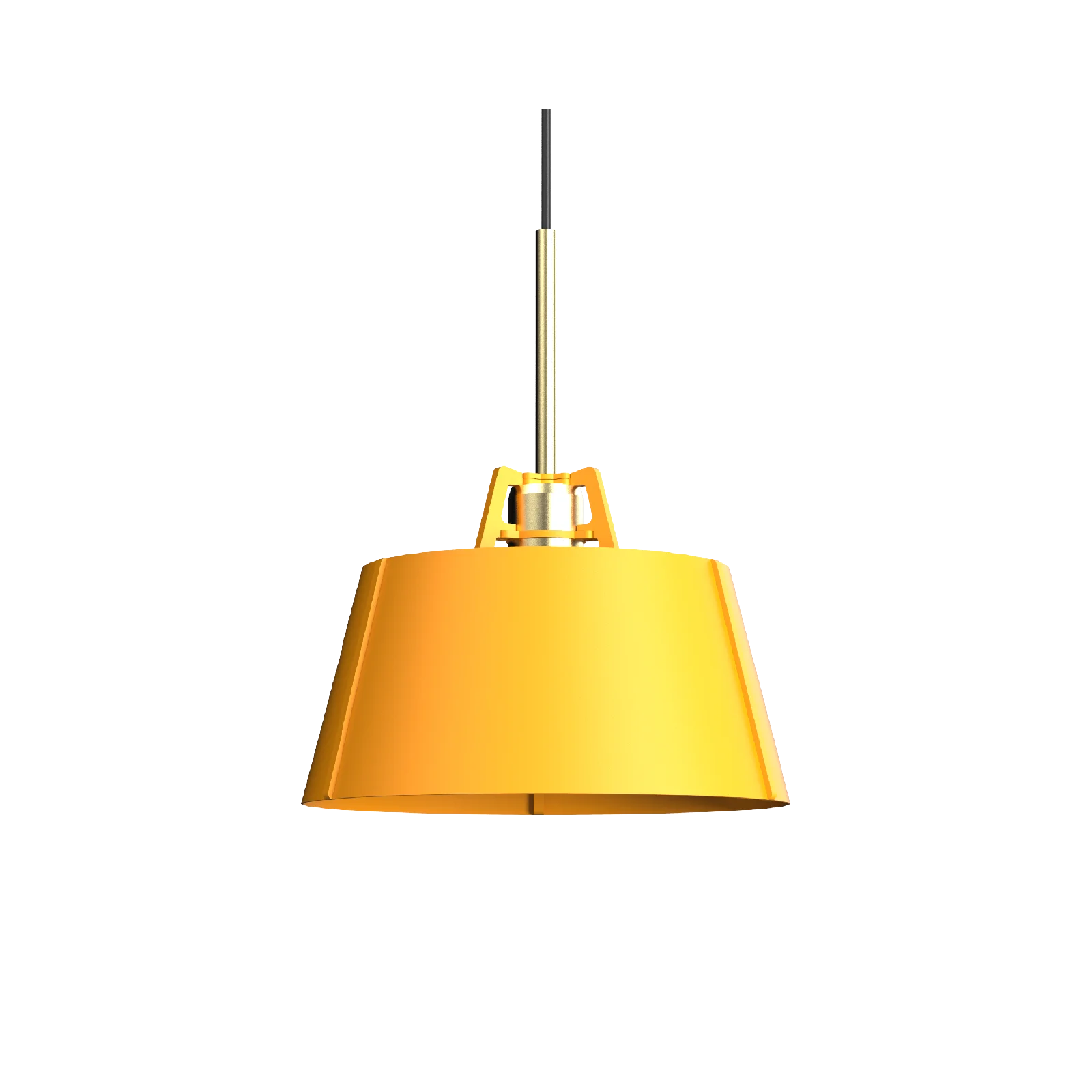 Tonone Bella hanglamp met messing fitting - sunny yellow