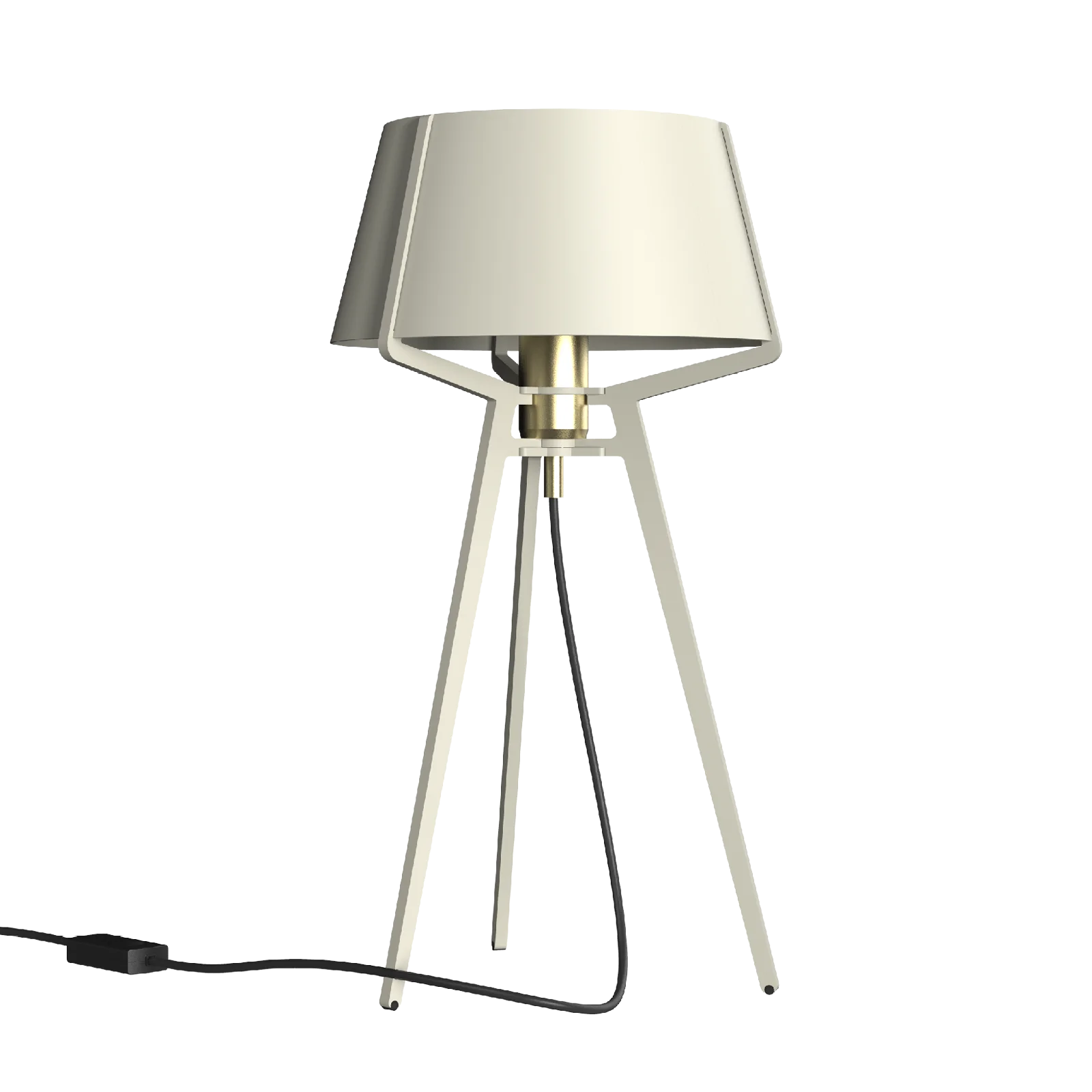 Tonone Bella tafellamp met messing fitting - ash grey